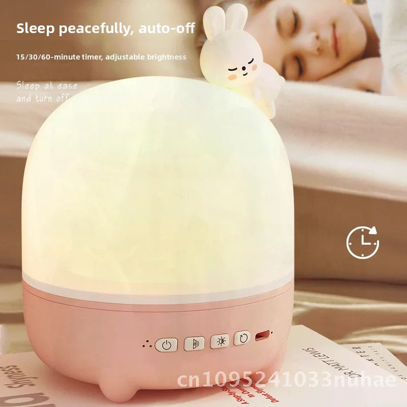 Starry Sky Light Music Box Children's Bedroom Ceiling Projection Rechargeable Toy Gift with 22 Songs Lucky Rabbit Remote Control