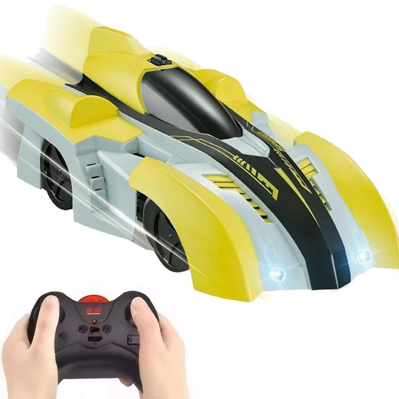 Wall Climbing Remote Control Car 360° Rotating RC Stunt Cars Rechargeable Toys for Boys Girls Zero Gravity Wall Racer Gift