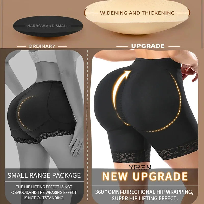 3D Butt Lifter Shorts Padded Hip Enhancer Panties for Instant Curves Seamless Body Shaper Underwear Women Big Booty Enhancement